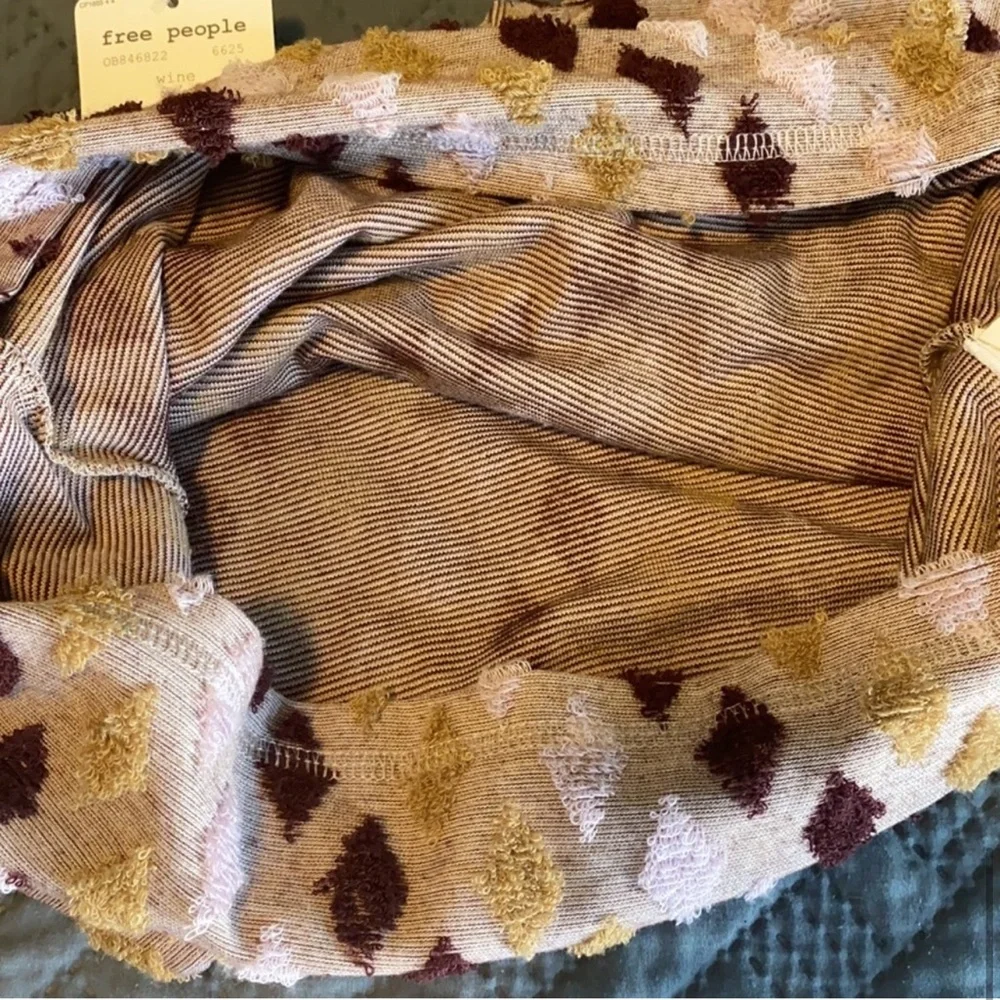 NWT Free People : Tan Crop Top - Small - Picture 9 of 9